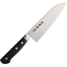 Кухонный японский нож Kanetsune Santoku Lam Aogami 62 HRC