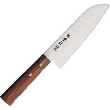 Кухонный японский нож Kanetsune Santoku 165мм, нержавеющая сталь DSR-1K6 HC