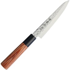 Кухонный японский нож Kanetsune Petty Knife 120mm, Кованая нержавеющая сталь DSR-1K6 HC