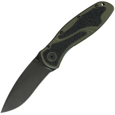 Складной нож Kershaw Blur олива, сталь Sandvik 14C28N , США