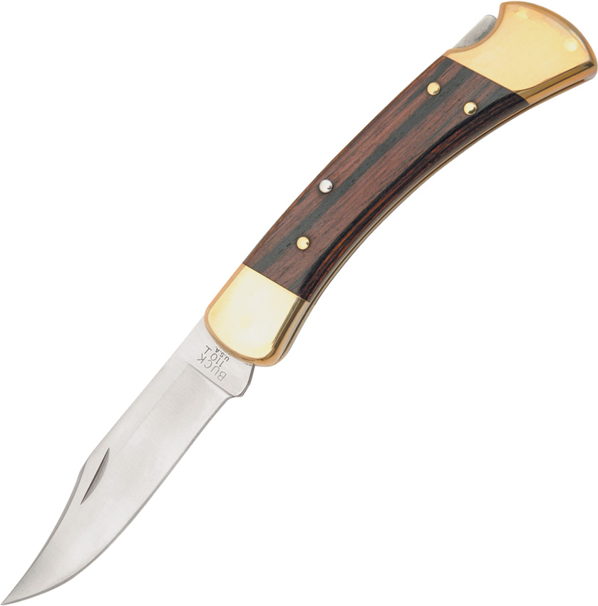 BU110-2.jpg Складной нож Buck 110 Folding Hunter, сталь 420HC, чехол кожа — изображение 1