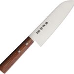 Кухонный японский нож Kanetsune Santoku 165мм, нержавеющая сталь DSR-1K6 HC