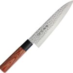 Кухонный японский нож Kanetsune Gyutou Knife 180mm, Кованая нержавеющая сталь DSR-1K6 HC
