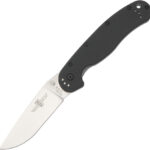 Складной нож Ontario RAT 1 черный, сталь AUS8