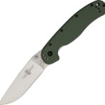 Складной нож Ontario RAT 1 зеленый, сталь AUS8