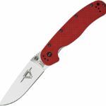 Складной нож Ontario RAT 1 красный G10, сталь S35VN