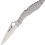 Складной нож Spyderco Police серрейторный